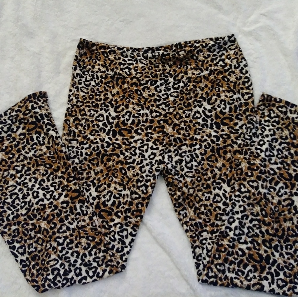 Leopard Print Pants women's xxl